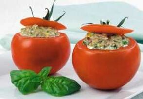 fyllda tomater för diabetes